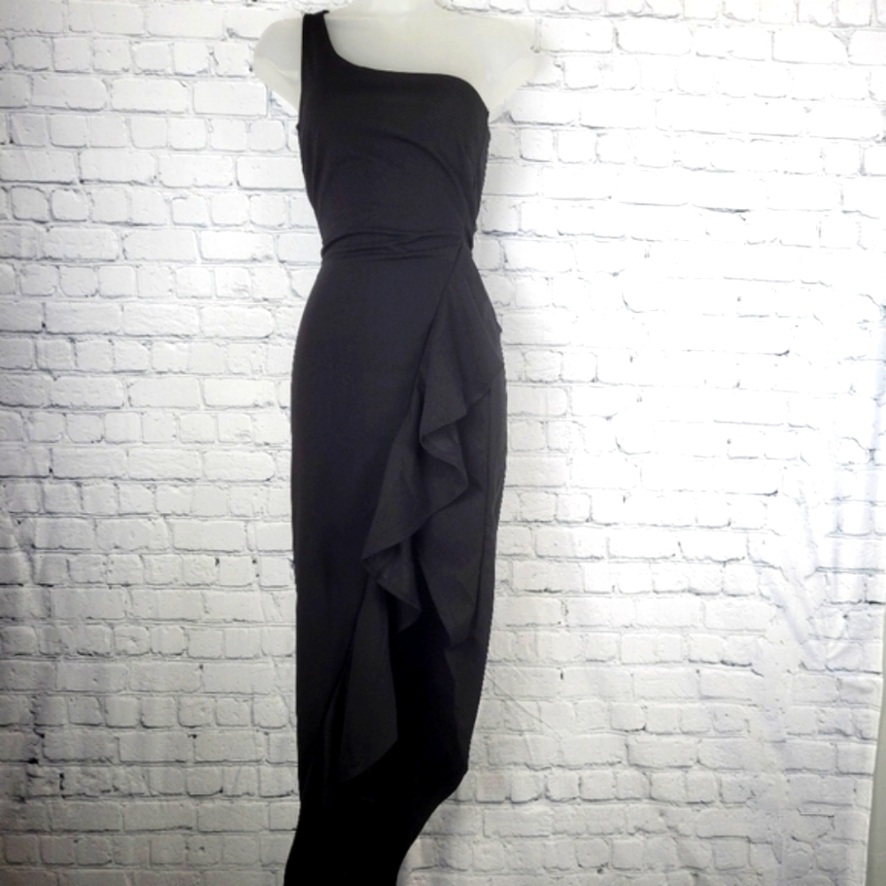 NWT Windsor Size XS One-Shoulder Asymmetrical Ruffle Dress